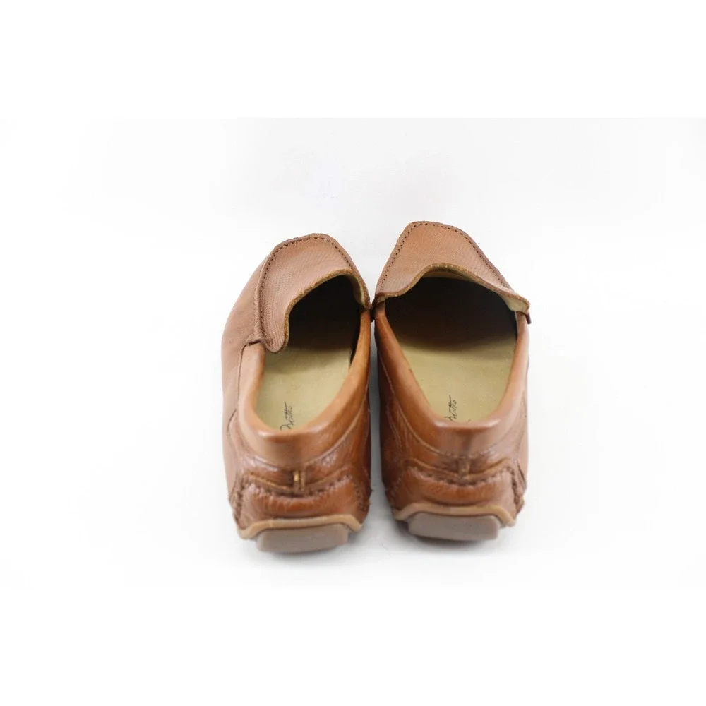 MASSIMO MATTEO SHOES 8 M‎ LIGHT BROWN LEATHER DRIVING LOAFERS MOCCASINS BRAZIL